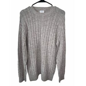 Tan Cable Knit Sweater 